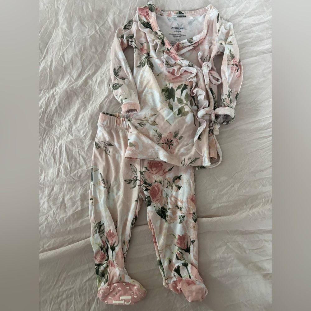 Posh Peanut 2 piece set 0-3 months